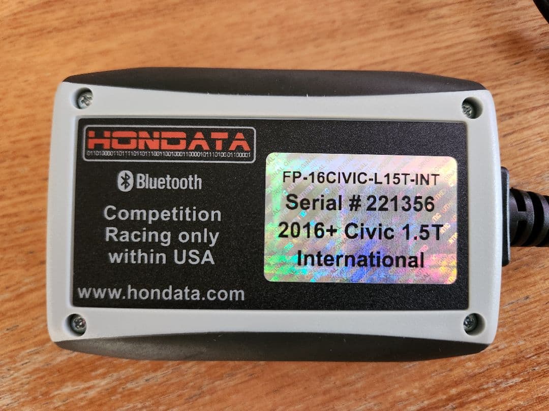 パーツ Hondata FlashPro Civic FK7 FC1 SPOON
