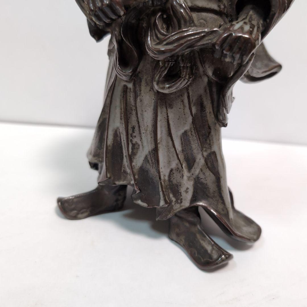 【骨董品】備前焼　鐘馗