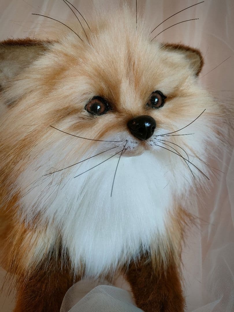 最終値下げ!!✨【人気の海外作家】アートドール　キツネ　ハンドメイド