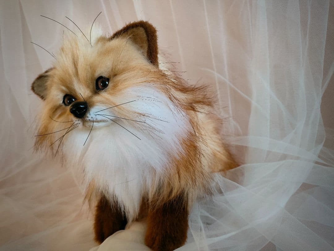 最終値下げ!!✨【人気の海外作家】アートドール　キツネ　ハンドメイド