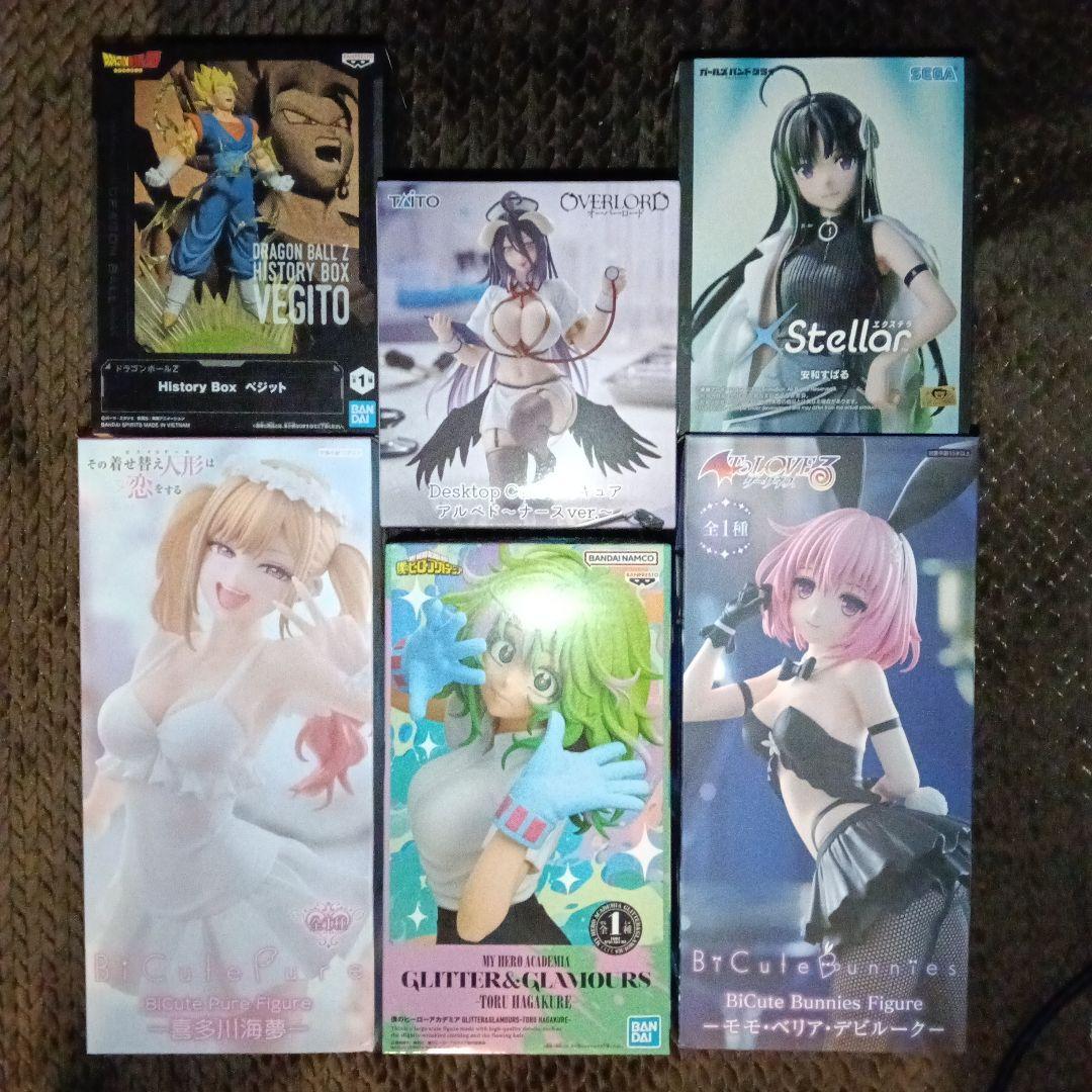 GLAMOURS＆Bicute＆ガールズバンド＆アルベドフィギュアセット
