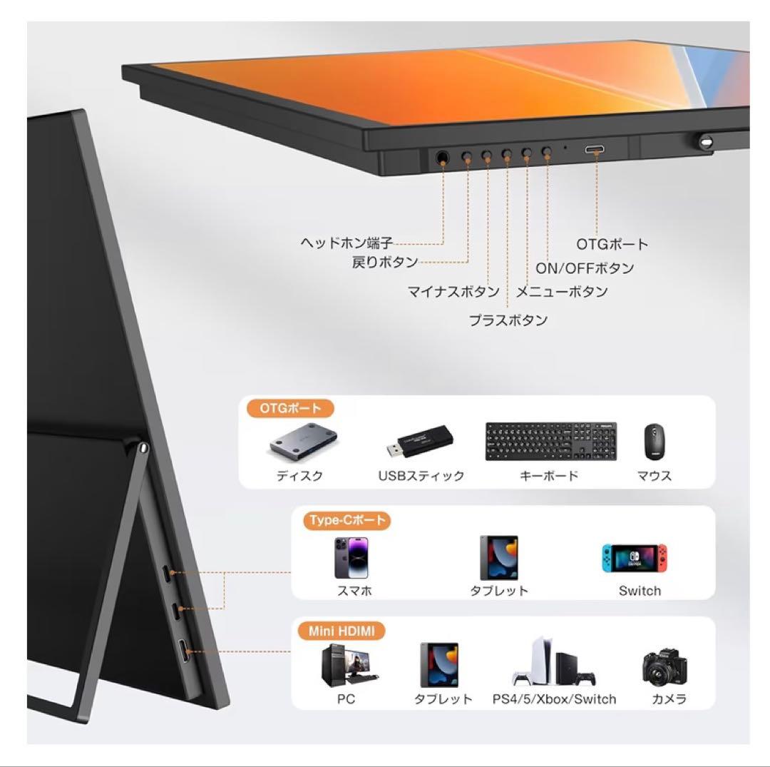 【美品・定価33,580円】22インチ 2K IPS 超薄型モニター