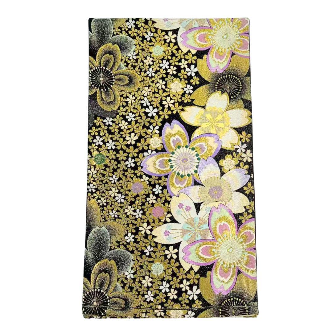 【お得品】 振袖セット 成人式 正絹 振袖 花柄 桜 赤 S87 ●