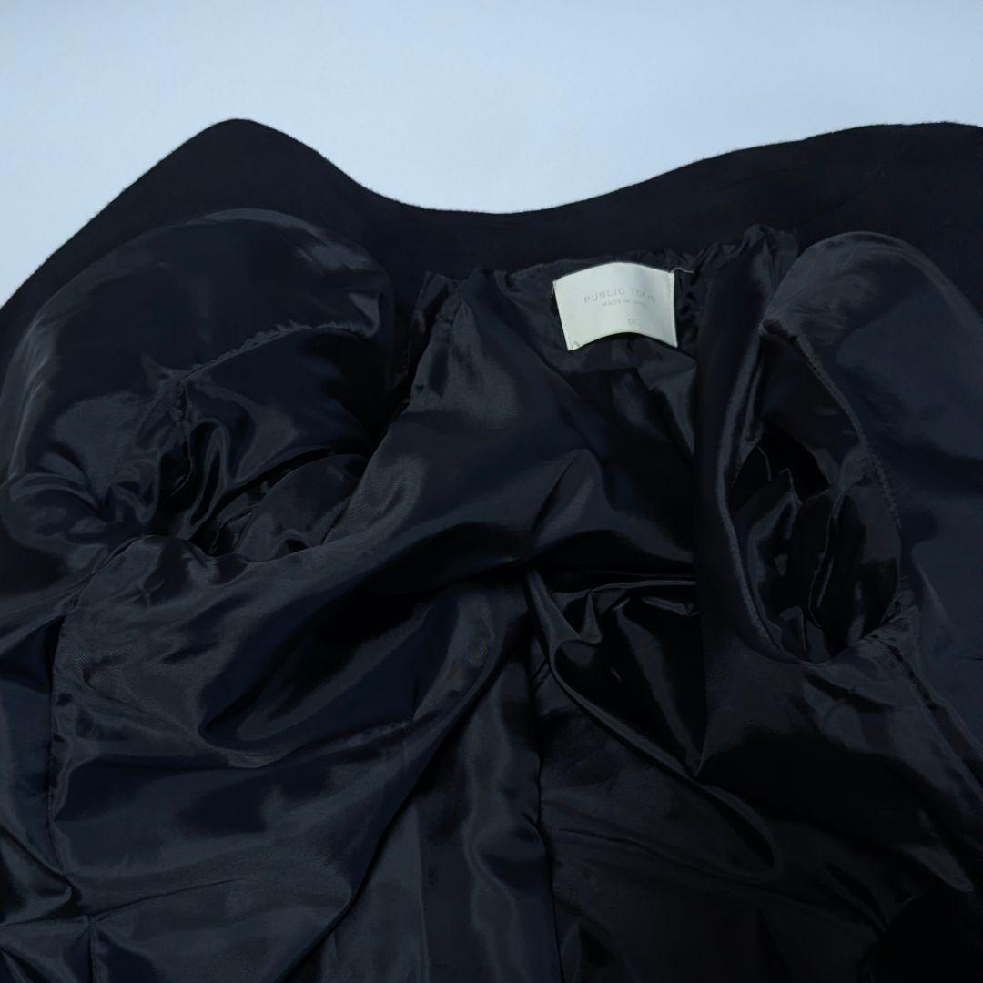 2023AW 美品 パブリックトウキョウ ベルテッドフレアチェスターコート 1