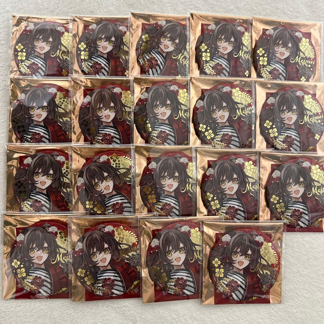 東京エイリアンズ　明明　推し旅　箔押し缶バッジ