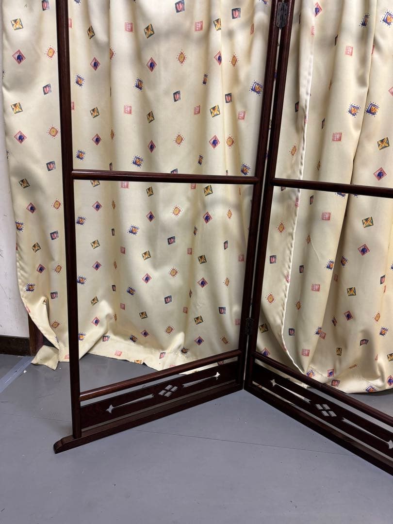 衣紋掛け 昭和レトロ 着物掛け　木製 衣桁　洋服掛け　折り畳み式　和