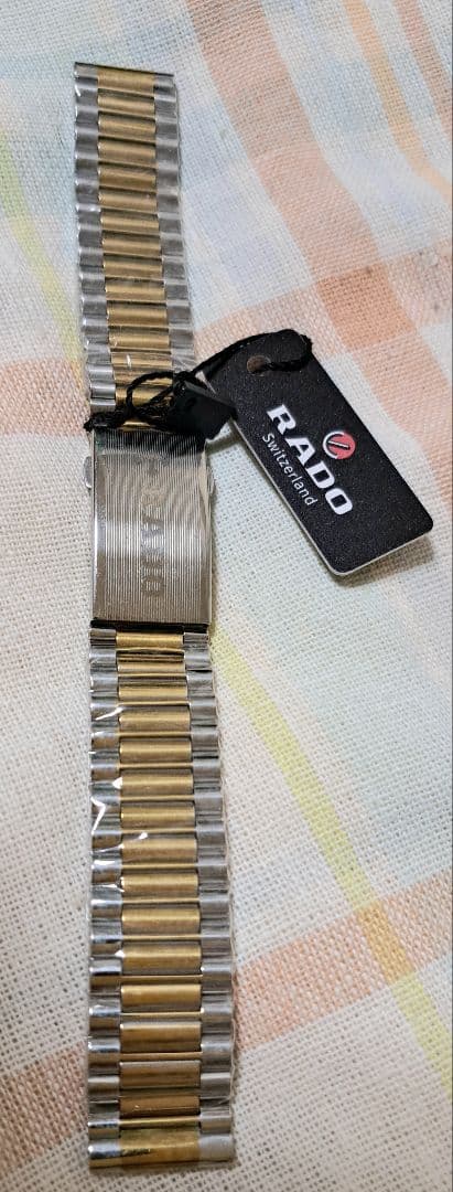 美品 RADO 自動巻き 腕時計 ゴールド 未使用純正ベルト付き