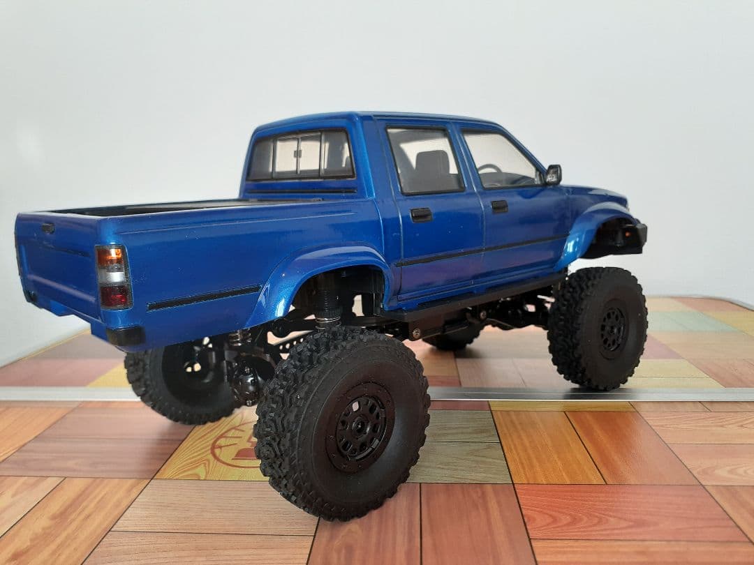 １台限り限定値下げ【全塗装済み】WPL JAPAN C64-1 ハイラックス 青