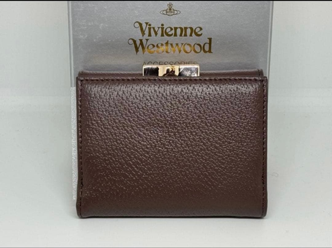 【新品未使用】Vivienne Westwood ブラウン 三つ折り財布