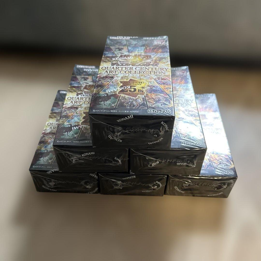 遊戯王 クオーターセンチュリーアートコレクション シュリンク付き　5box