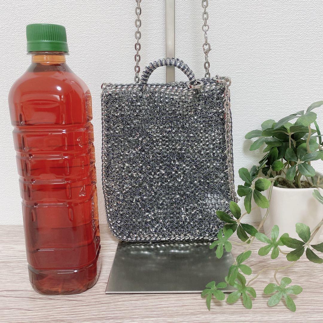 アンテプリマ　アデッソ　ミニアトゥーラ　シルバー　ショルダーバッグ　フォーマル