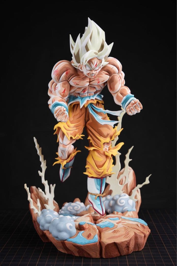 超サイヤ人 孫悟空 二次元彩色ペイント「すべての終わり」ドラゴンボールフィギュア