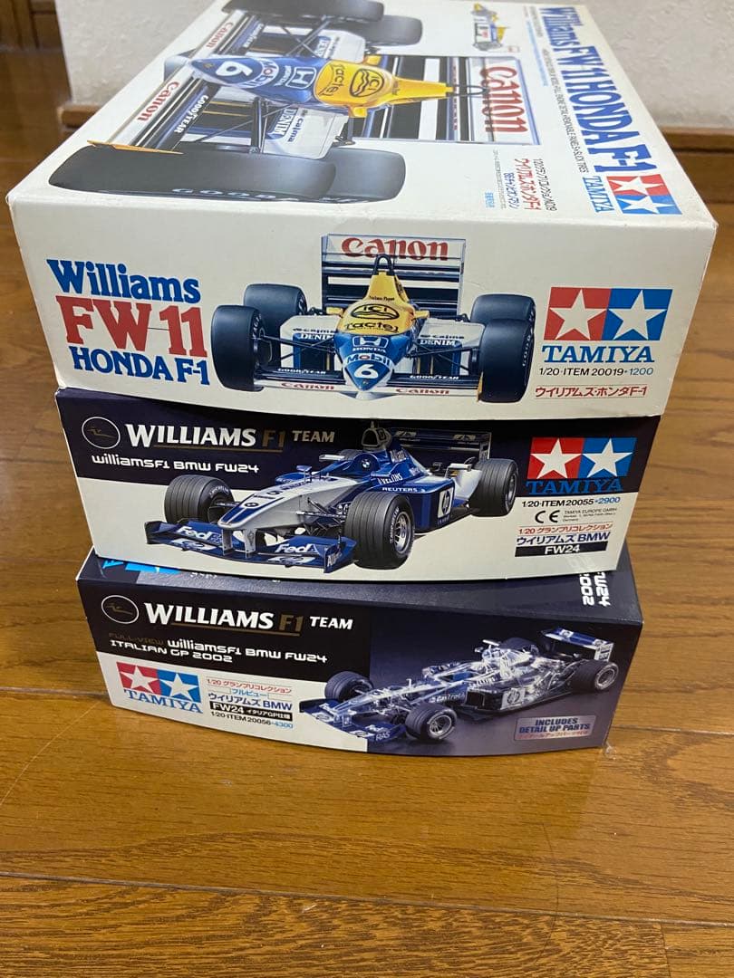 F1 1/20 タミヤ　ウィリアムズ3台セット