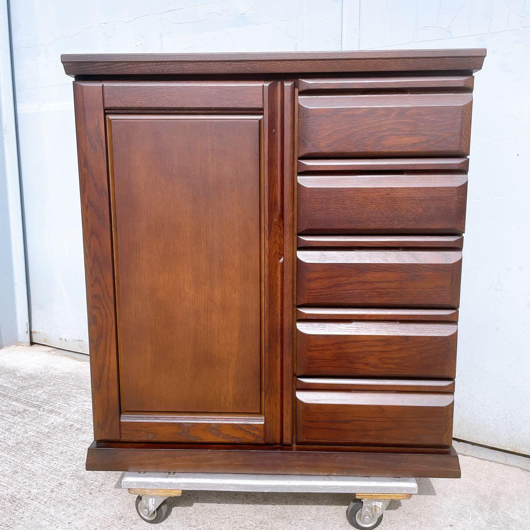 【送料込】大雪木工 収納チェスト サイドチェスト 高級