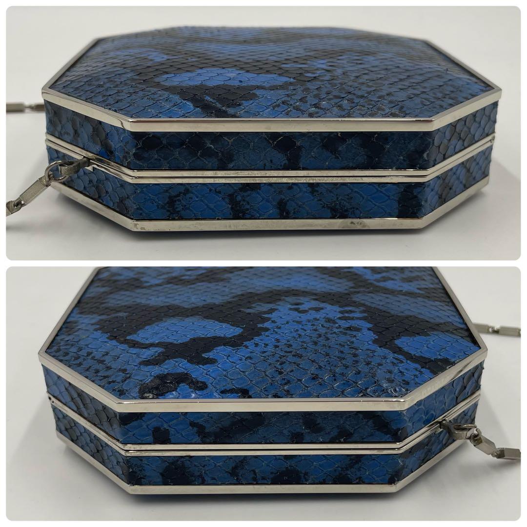 ジバンシー エキゾチックレザー チェーン パーティーバッグ アクセサリーポーチ