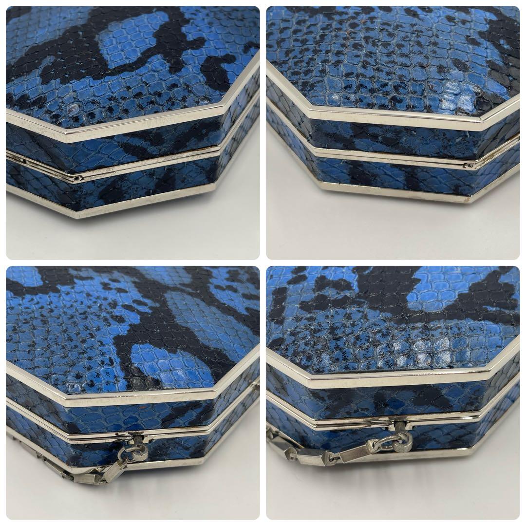 ジバンシー エキゾチックレザー チェーン パーティーバッグ アクセサリーポーチ