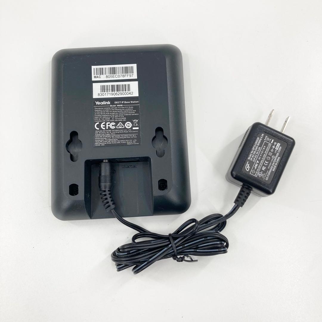 Yealink W60B DECT IPベースステーション W56Hハンドセット