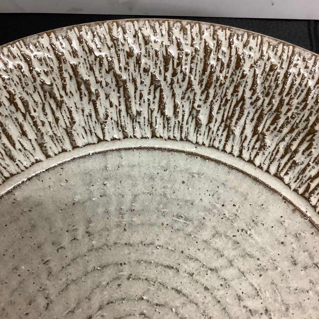 新品　レア　作家　木下栄司　大鉢　陶器　大皿　日本工芸会　コレクション