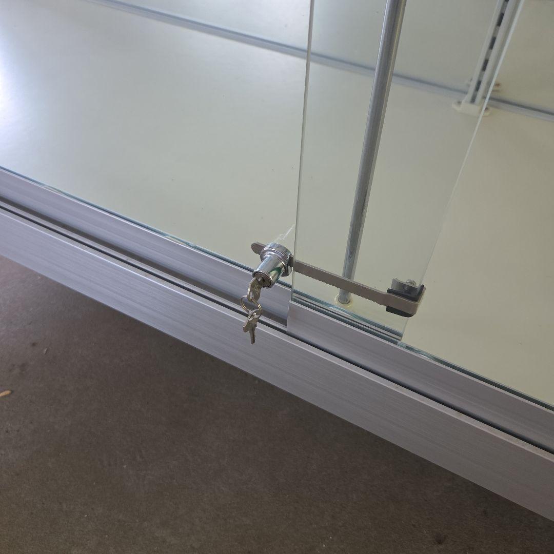 【引き取り限定】ガラス製ディスプレイケース 180cm