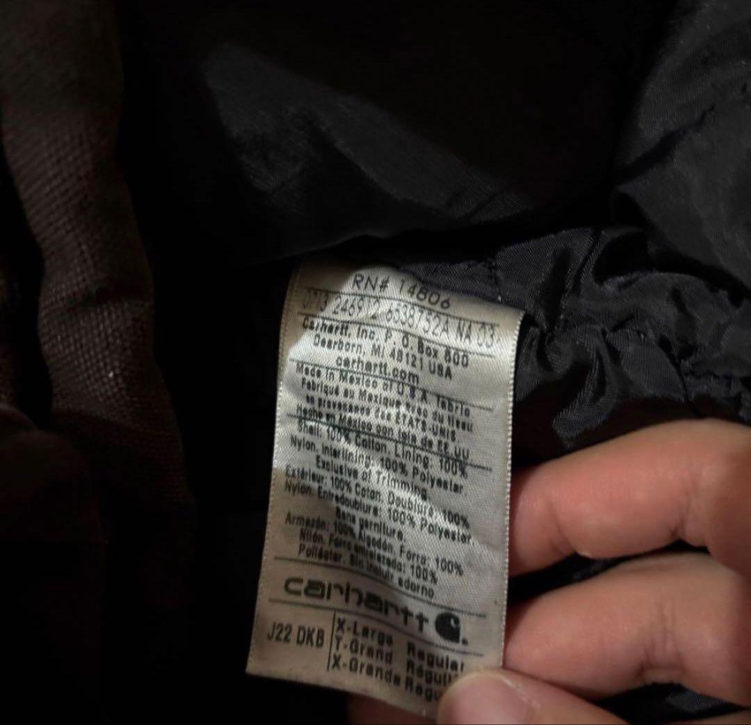 カーハートARCTICジャケット　デトロイトジャケット ジョニーデップ 古着