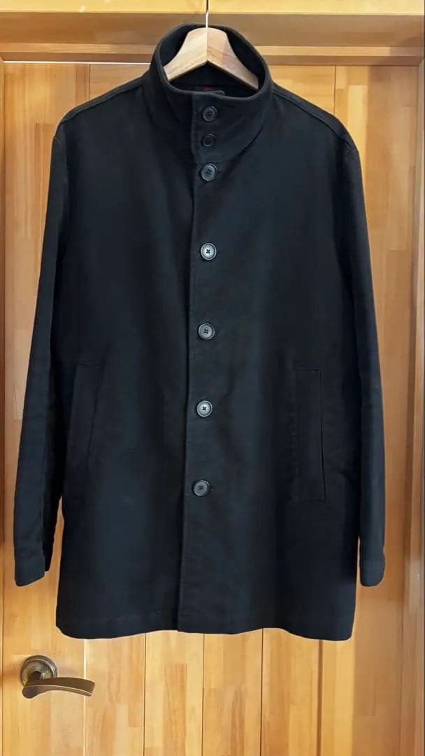 フレンチワーク　べトラ ブラックモールスキン ワークコート フランス製 Lサイズ