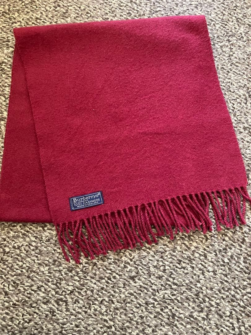 Burberrys 100% カシミヤ　マフラー　イングランド製