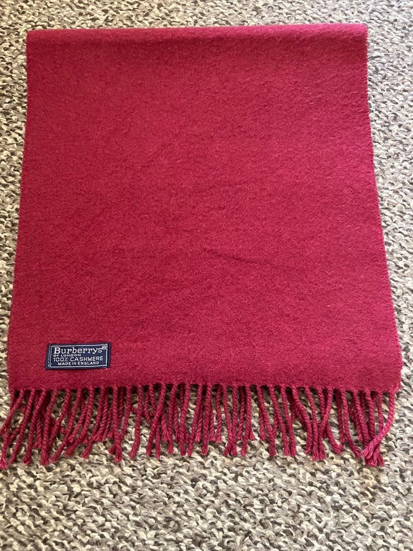 Burberrys 100% カシミヤ　マフラー　イングランド製