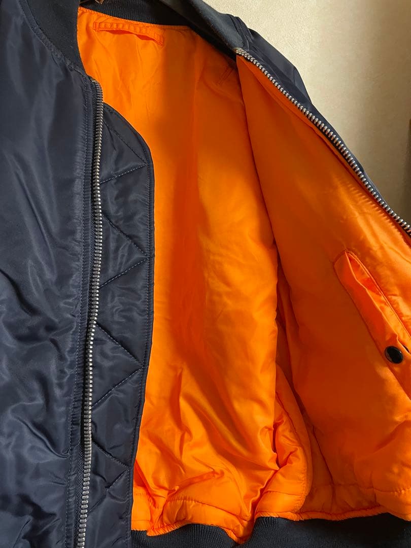 Valley Apparel フライトジャケット　MA-1 ネイビー