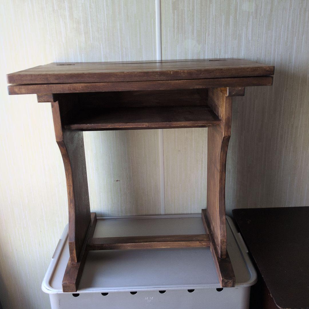 アンティーク古道具　戦前音楽譜面台テーブル　机