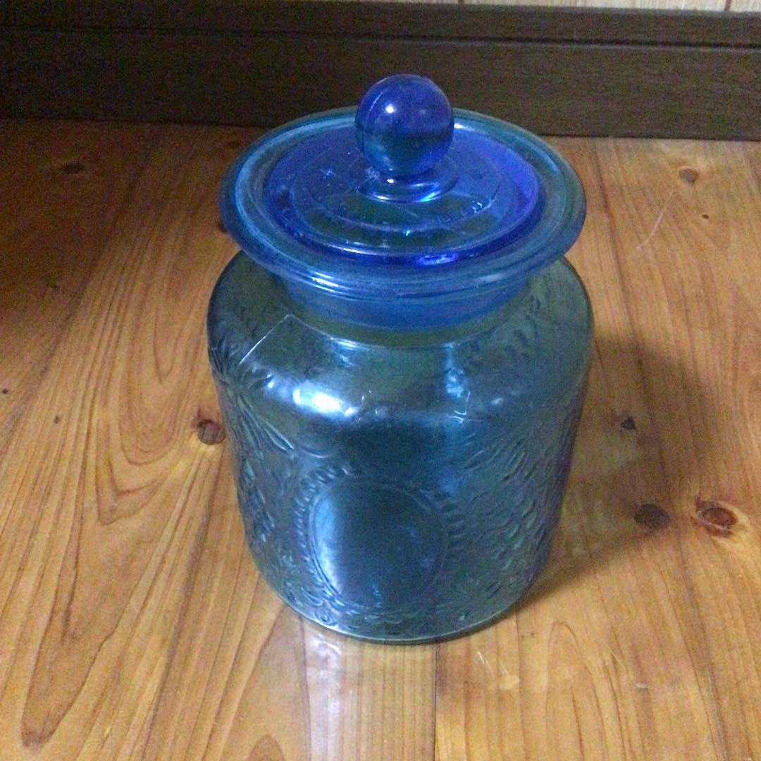 ガラス瓶　インテリア　昭和レトロ　OSAKA、JAPAN、SHIMADA