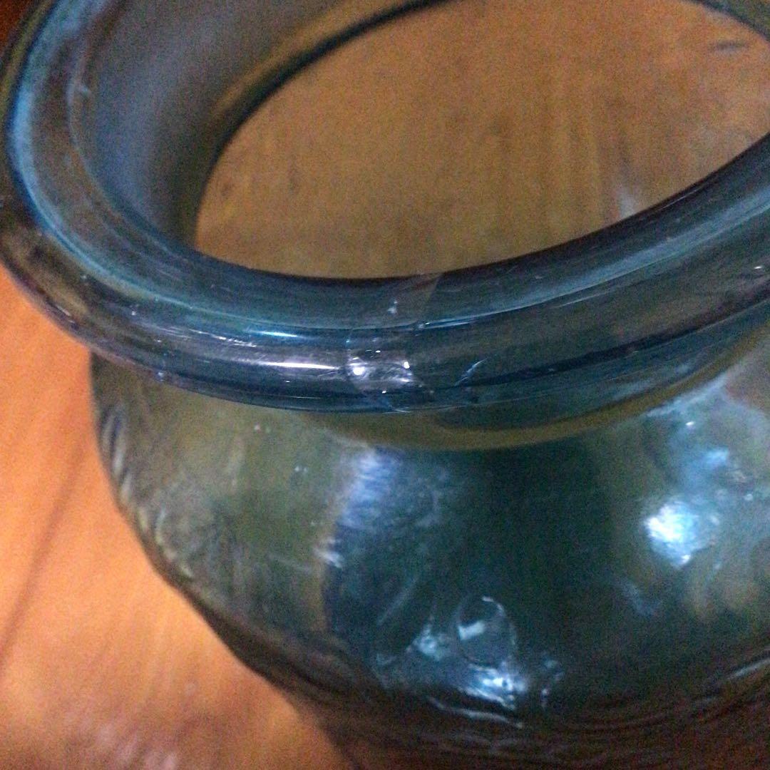 ガラス瓶　インテリア　昭和レトロ　OSAKA、JAPAN、SHIMADA