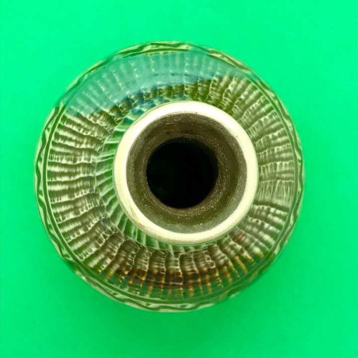 小鹿田焼(重要無形文化財) 幾何学的紋様 つぼ 花器・花瓶