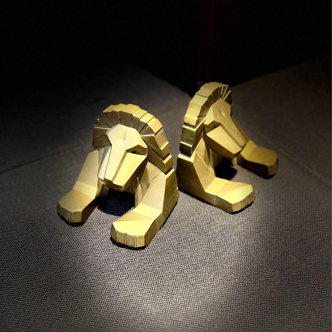 【レア】MGMグランドホテル　カジノ　ライオン　年代物　ディスプレイ　セット