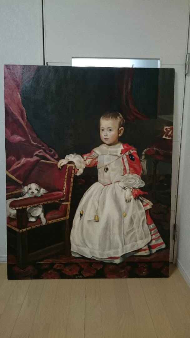 ベラスケス 油彩模写F５０ 117×92㎝ フェリペ王子