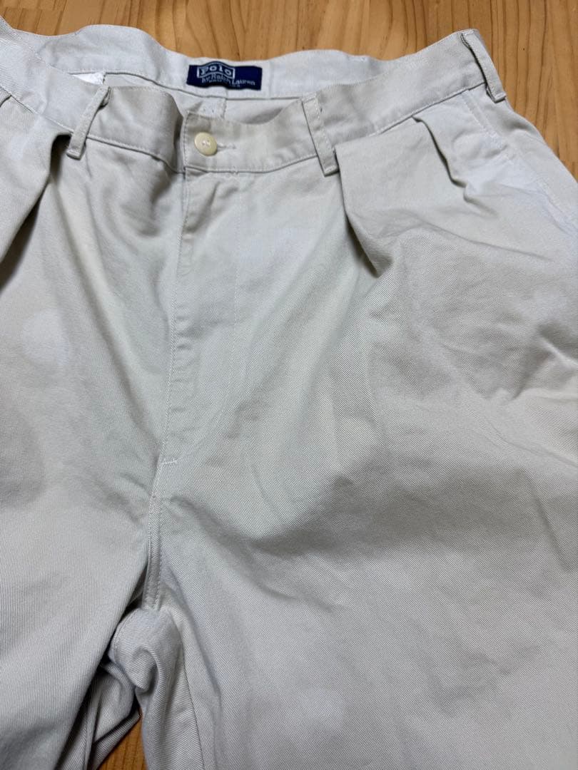 90's ラルフローレン チノ　初期タグ　34✖️30 USA製