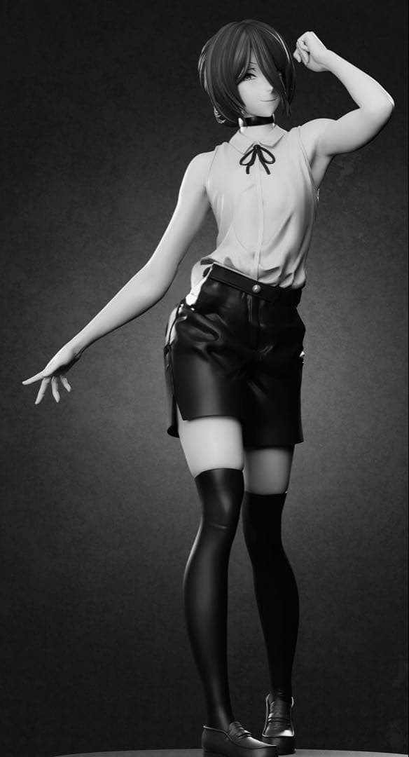 ガレージキット　ガレキ　未塗装未組立　レゼ　1／7スケール　美女　フィギュア