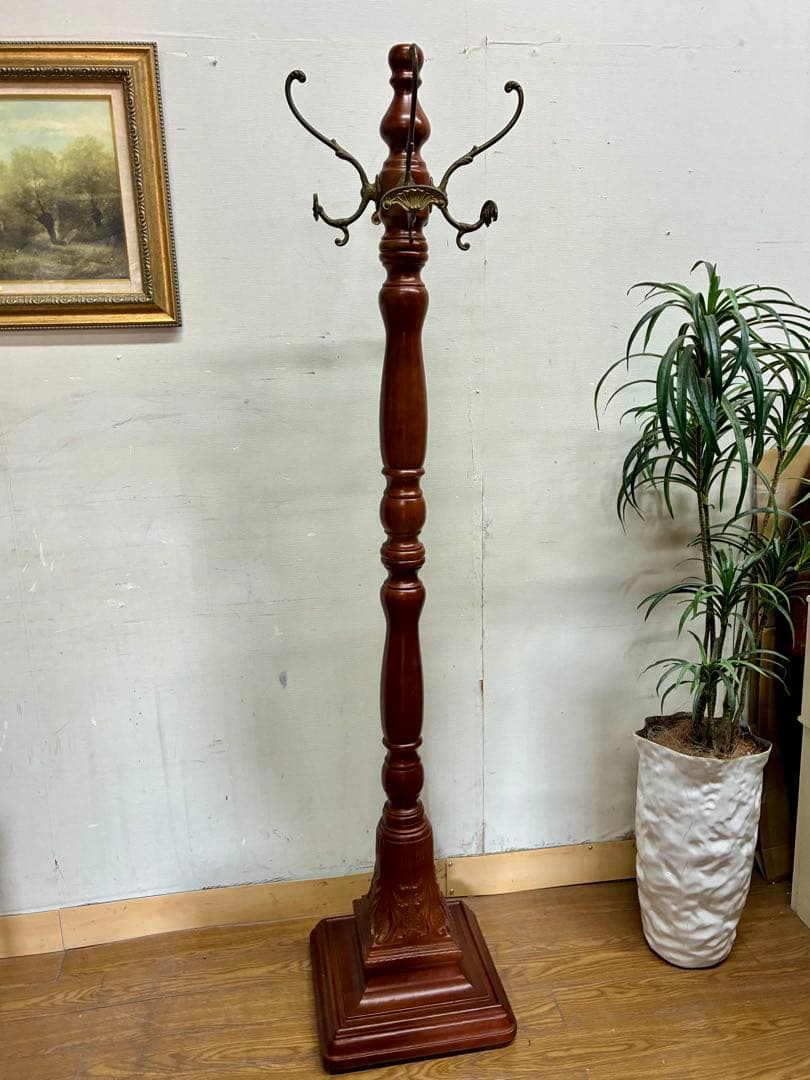 管428☆英国製☆アンティーク☆コートハンガー