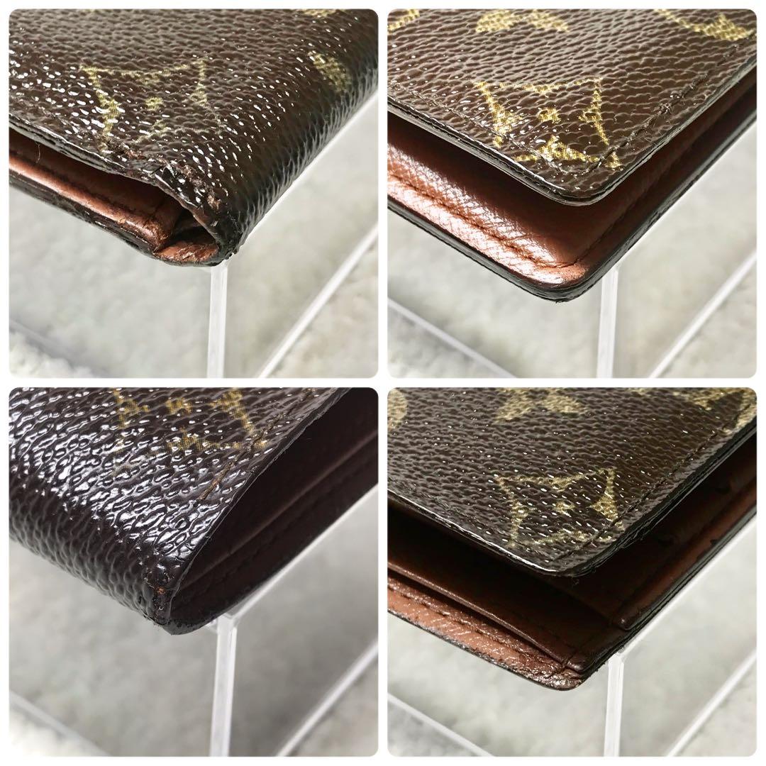 ルイヴィトン　モノグラムポルトビエカルトクレディモネ　二つ折りコンパクト型