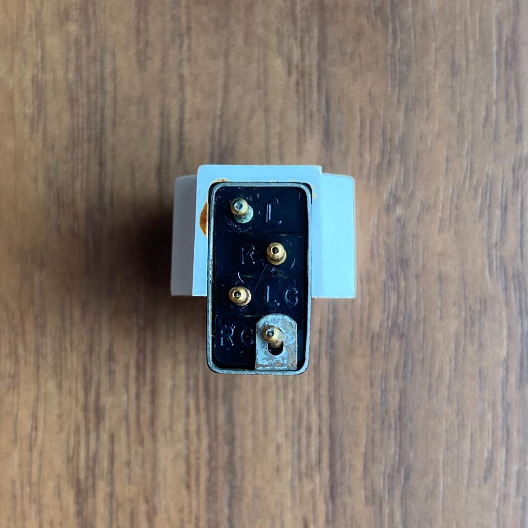 初期 Shure M44-5 白 カモメ 銀ラベル カートリッジ 動作確認済み①