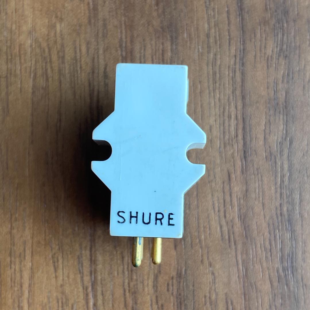 初期 Shure M44-5 白 カモメ 銀ラベル カートリッジ 動作確認済み①