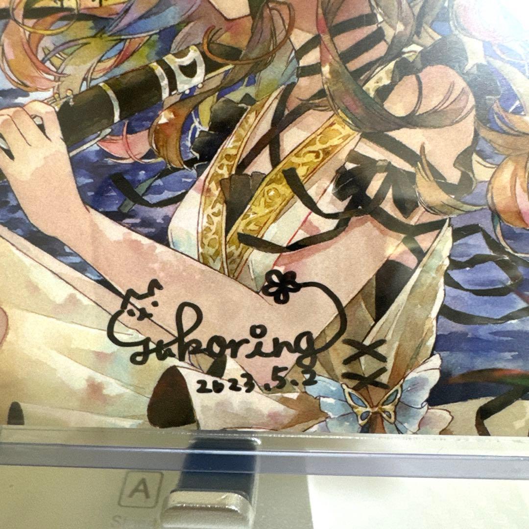 優子鈴　直筆サイン入り　ポストカード