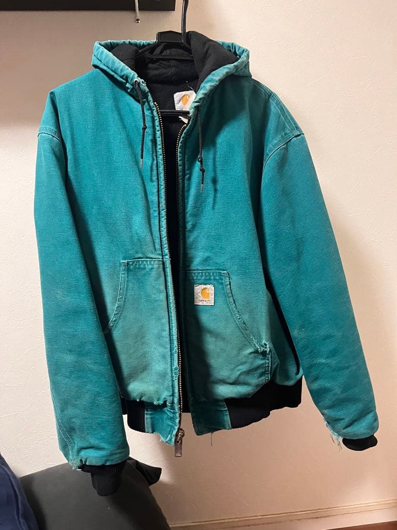 Carhartt アクティブジャケット　ターコイズ