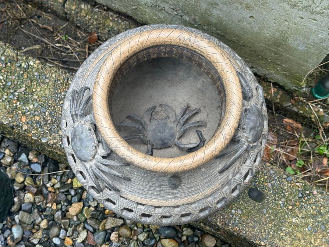 ‼️最後の値段‼️激安します‼️4/16①‼️唐物買取‼️名前有り‼️白泥製の透かしの花瓶‼️