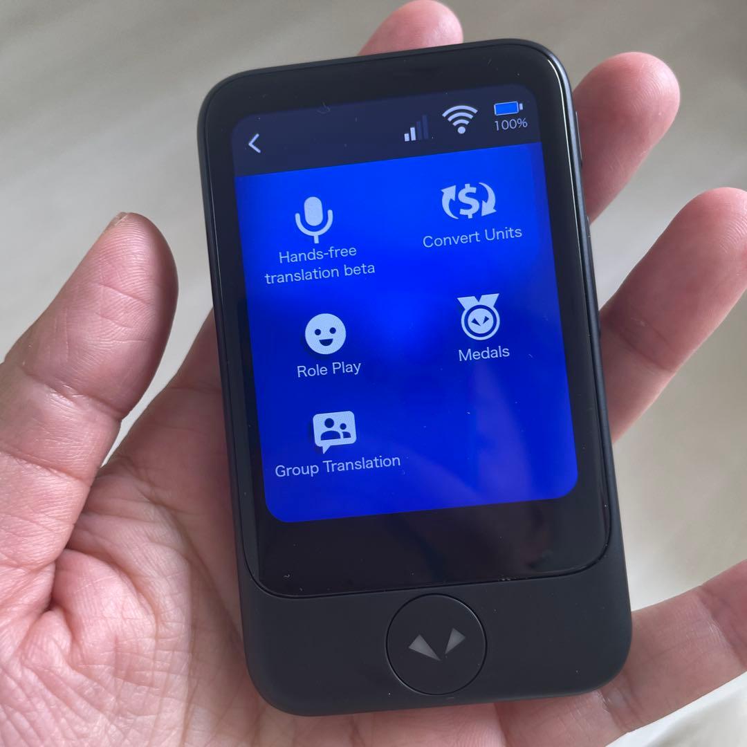POCKETALK S翻訳機 埋め込み型SIM付き