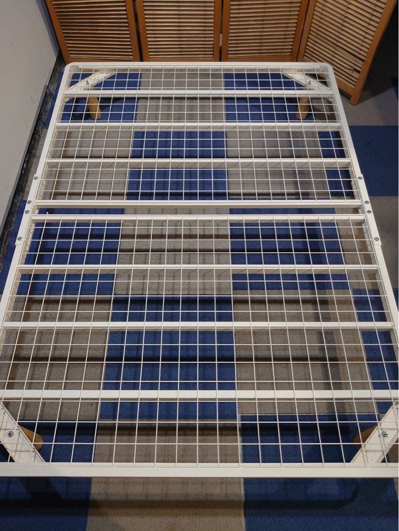 東京都23区送料込 ◆MUJI脚付きダブルマットレス洗えるカバ(TPH4803)