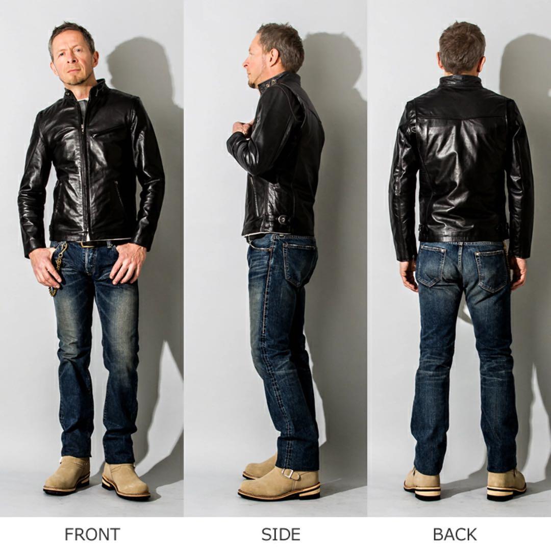 【週末セール中】シングルライダースジャケット