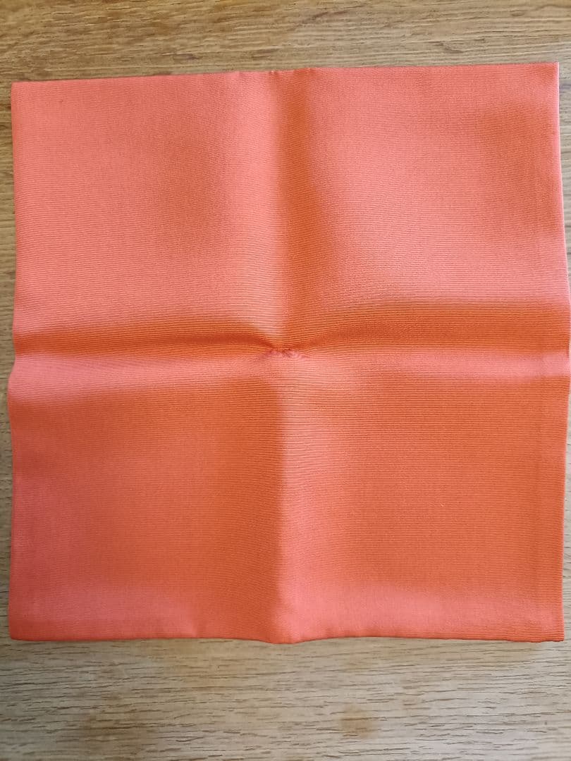 ⑪北村徳齋　茶道用帛紗 梅　捺印