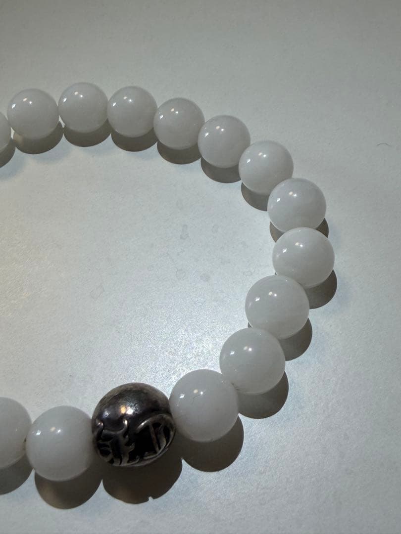 クロムハーツChrome Hearts！9mm ホワイトオニキス