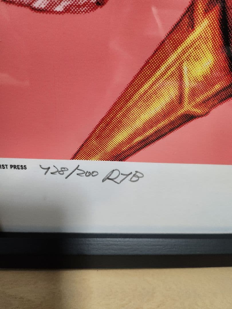 桃乃木かな 額装済シルクスクリーンポスター ロッキンジェリービーン