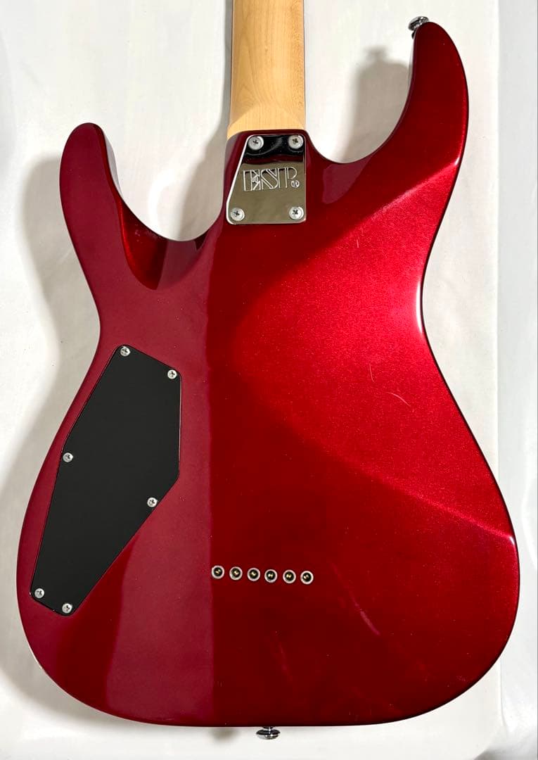 【新品弦張替済】LTD エレキギター MH-50NT アーチトップ